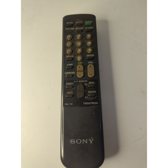 Sony Other - Sony‎ Remote Control RM-791 Trinitron Black